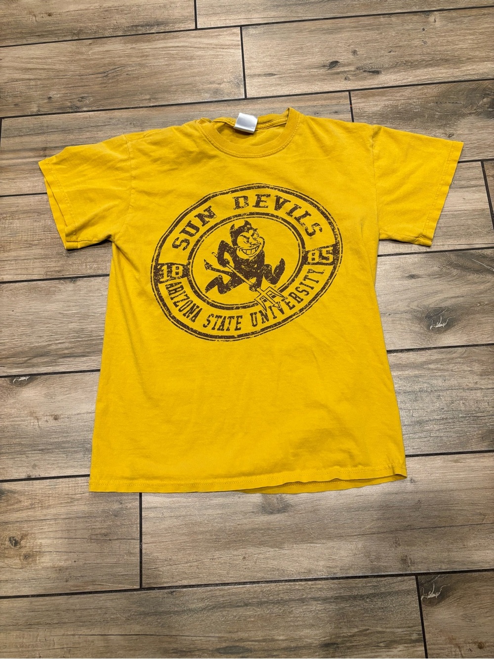 Vintage Arizona State Sun Devils Sparky Mascot Graphic T-Shirt Mens Small